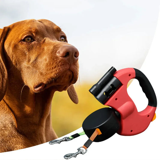 DOUBLE HEADED LED DOG LEASH – 360° TANGLE-FREE