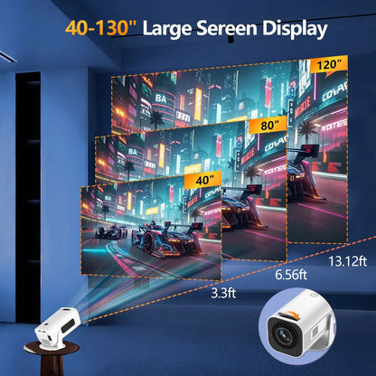 SMARTBEAM 350 – 4K PORTABLE WIFI 6 MINI PROJECTOR WITH ANDROID 11