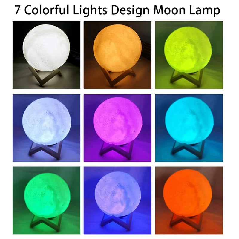 GALAXY DREAMS LED MOON LIGHT
