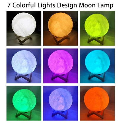 GALAXY DREAMS LED MOON LIGHT