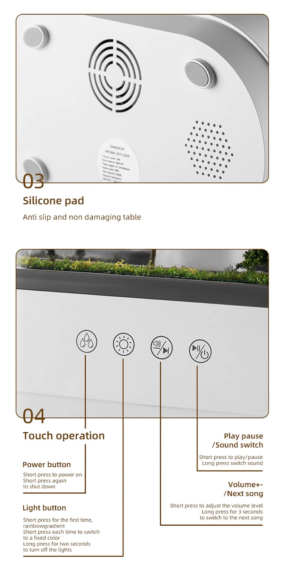 RAINDROP GLOW AROMA DIFFUSER