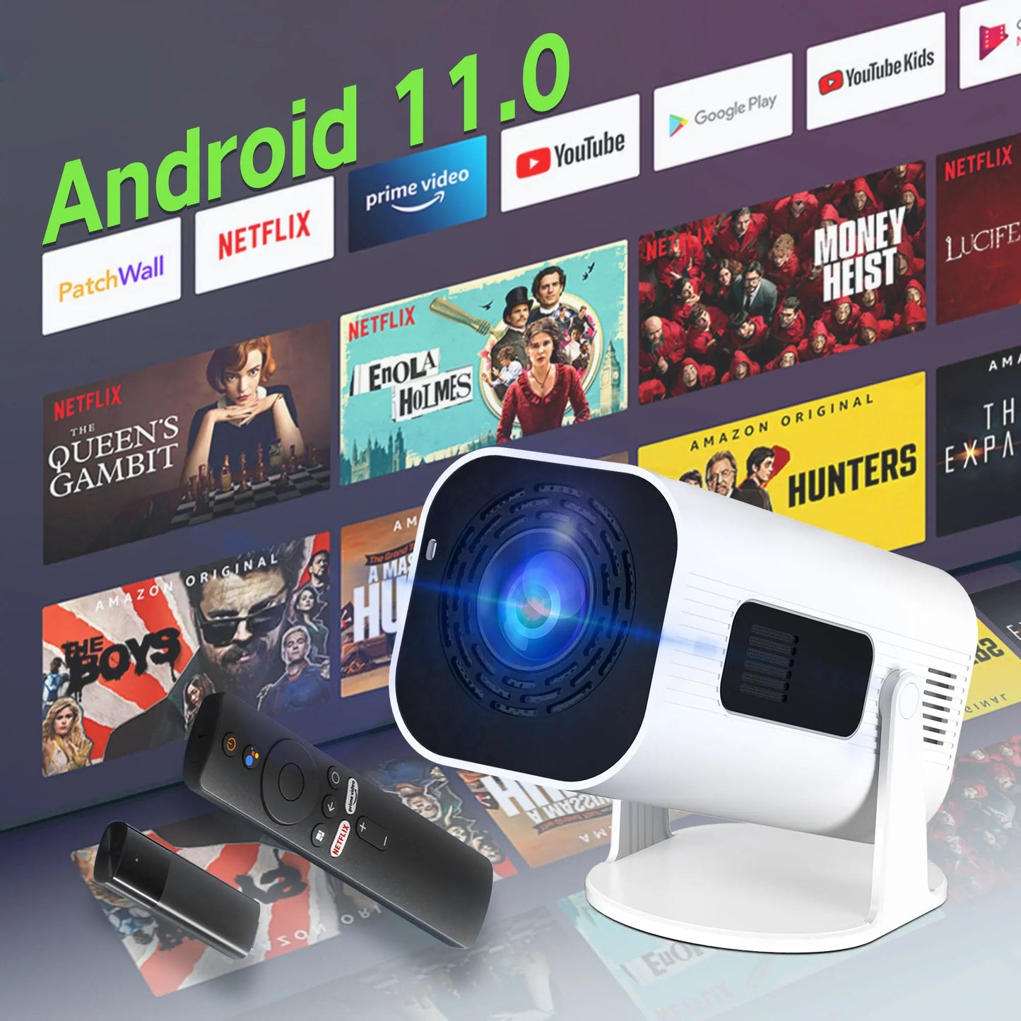 SMARTBEAM 350 – 4K PORTABLE WIFI 6 MINI PROJECTOR WITH ANDROID 11